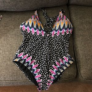 Bar III Magic Touch one piece swimsuit XL